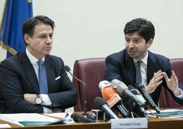Giuseppe Conte e Roberto Speranza
