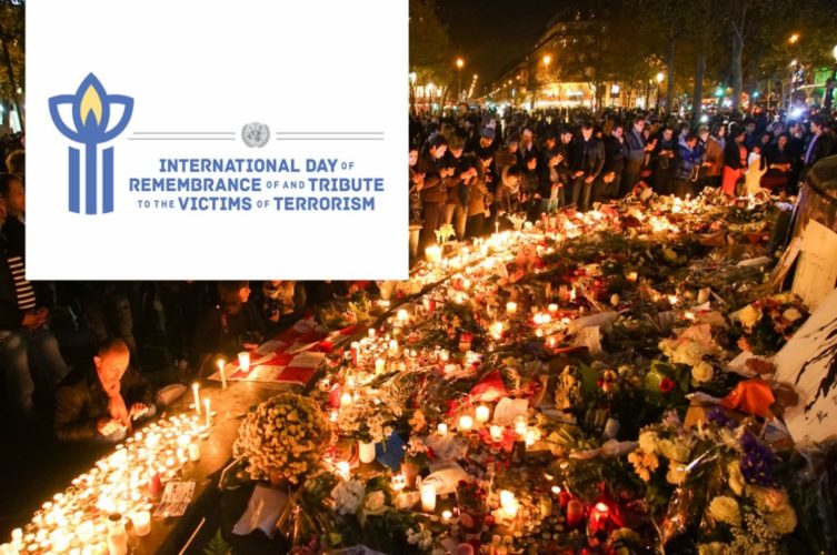 Giornata internazionale del ricordo e tributo alle vittime del terrorismo