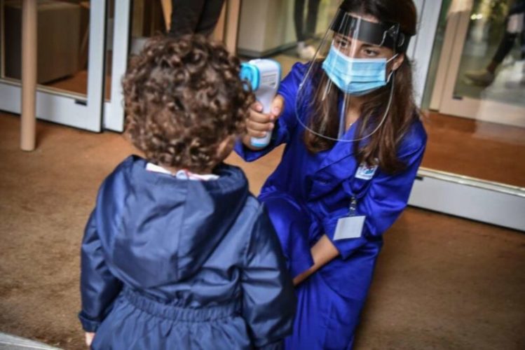 Bimba positiva all'asilo