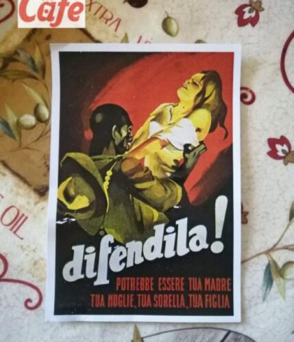 manifesto contro gli immigrati