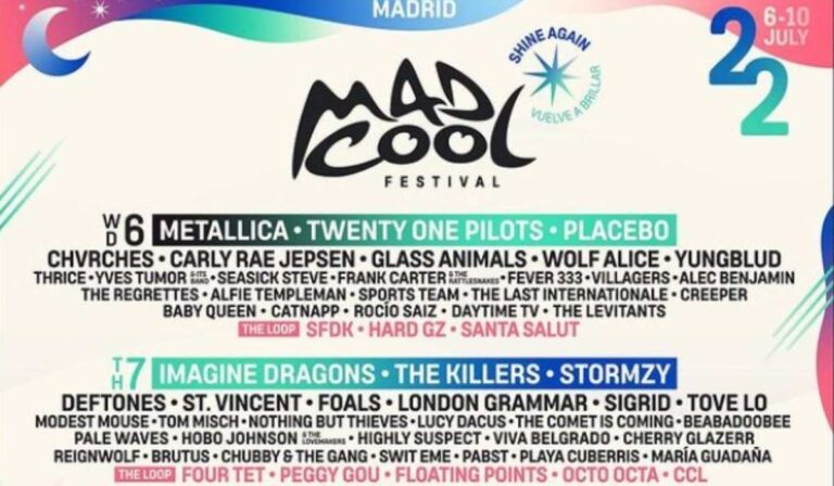 Mad Cool Festival 2022 Madrid