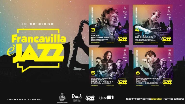 Locandina "Francavilla è Jazz" a Francavilla Fontana (BR)