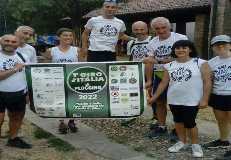 Primo giro d'Italia di plogging